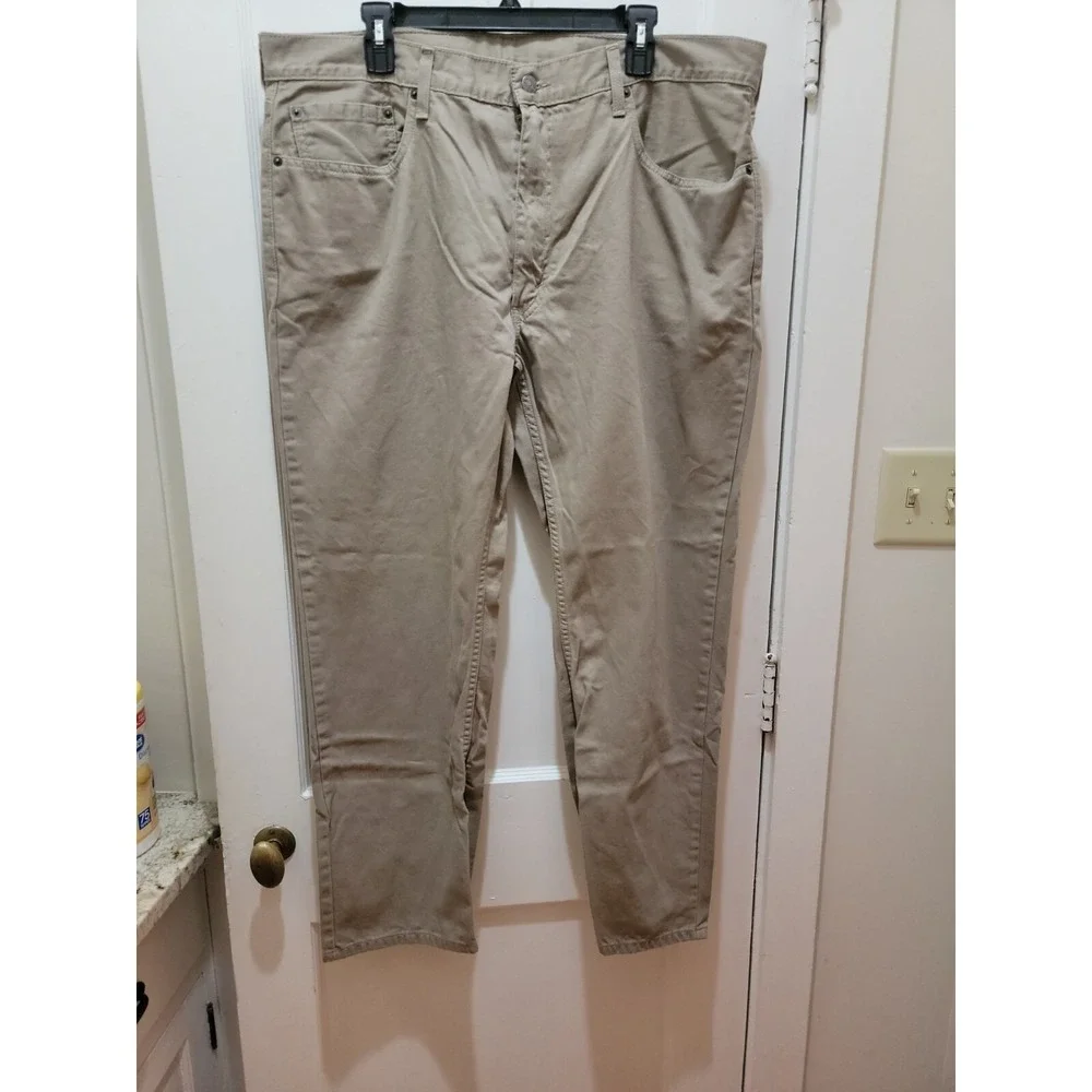 Levis 559 Waterless Men's Tan Jeans Pants 100% Cotton Denim Size 40 x 30.